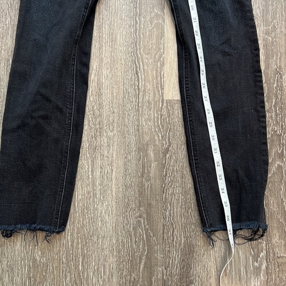 Reformation Black Distressed Skinny Jeans 27 - Picture 7 of 13